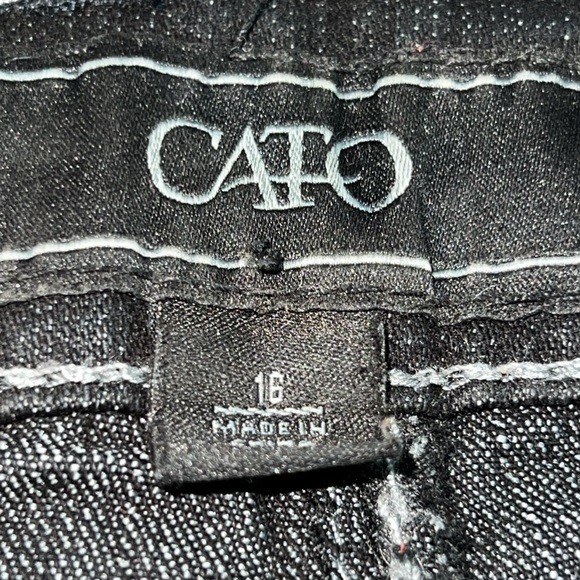 Vintage Cato Jeans with Swarovski style diamonds on pockets. - Picture 8 of 10